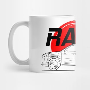 SUV RAV4 Minimalist Style Mug